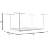 imageSafeRacks 4x6 Overhead Garage Storage Rack  Height Adjustable Steel Overhead Storage Rack  500 Pound Weight Capacity White 18quot33quot1221 Combo