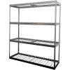 imageSafeRacks Garage Shelving  Storage Rack That Holds 500 Pounds Per Shelf  All Steel Shelves for Storage  Easy to Assemble Shelving Storage Garage Shelf Hammertone 24quot x 92quot x 84quotHammertone