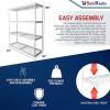 imageSafeRacks Garage Shelving  Storage Rack That Holds 500 Pounds Per Shelf  All Steel Shelves for Storage  Easy to Assemble Shelving Storage Garage Shelf Hammertone 24quot x 92quot x 84quotHammertone