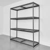 imageSafeRacks Garage Storage Rack  Hammertone  Steel Shelving Unit  24quot D x 72quot W x 84quot T