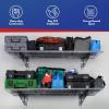 imageSafeRacks Garage Wall Shelves  2 Pack Combo Set with 4 Hanging HooksHammertone
