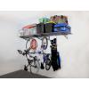 imageSafeRacks Garage Wall Shelves  2 Pack Combo Set with 4 Hanging HooksHammertone