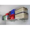imageSafeRacks Garage Wall Shelves  2 Pack Combo Set with 4 Hanging HooksWhite