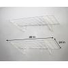 imageSafeRacks Garage Wall Shelves  2 Pack Combo Set with 4 Hanging HooksWhite