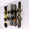 imageSafeRacks Wall Mounted SkiSnowboard Rack  Includes 5 Storage Hooks