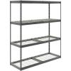 imageSafeRacks Garage Storage Rack  Hammertone  Steel Shelving Unit  24quot D x 72quot W x 84quot T