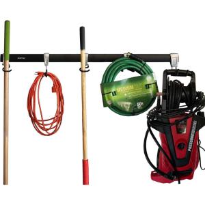 imageSafeRacks Wall Mounted Sport Utility Storage Rack  Includes 5 Storage Hooks