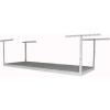 imageSafeRacks  3x8 Overhead Garage Storage Rack  Height Adjustable Steel Overhead Storage Rack  500 Pound Weight Capacity White 24quot45quotWhite