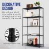 imageSafeRacks  NSF Certified Storage Shelves Zinc Heavy Duty Steel Wire Unit with Adjustable Feet Garage or Bakers Rack Kitchen Pantry Shelf  14quotx30quotx60quot 5Tier SilverBlack