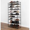 imageSafeRacks  NSF Certified Storage Shelves Zinc Heavy Duty Steel Wire Unit with Adjustable Feet Garage or Bakers Rack Kitchen Pantry Shelf  14quotx30quotx60quot 5Tier SilverBlack