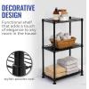 imageSafeRacks  NSF Certified Storage Shelves Zinc Heavy Duty Steel Wire Unit with Adjustable Feet Garage or Bakers Rack Kitchen Pantry Shelf  14quotx30quotx60quot 5Tier SilverBlack