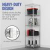 imageSafeRacks  NSF Certified Storage Shelves Zinc Heavy Duty Steel Wire Unit with Adjustable Feet Garage or Bakers Rack Kitchen Pantry Shelf  14quotx30quotx60quot 5Tier SilverSilver