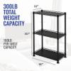 imageSafeRacks  NSF Certified Storage Shelves Zinc Heavy Duty Steel Wire Unit with Adjustable Feet Garage or Bakers Rack Kitchen Pantry Shelf  14quotx30quotx60quot 5Tier SilverBlack