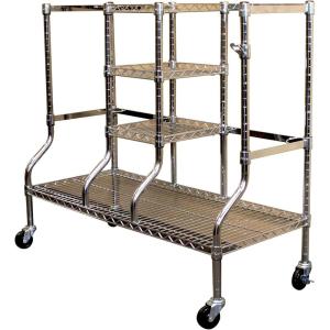 imageSafeRacks Golf Equipment Organizer Rack Golf Bag Storage Rack for Garage HeavyDuty Organization and Storage wSteel Wire Shelf Golf Garage Shelving Fits 2 XL Bags ampamp Accessories